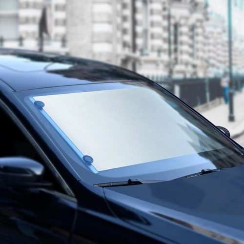 Buy Baseus Auto Close sunscreen for car windscreen, up to 58cm (silver) - BSU1690SLV - {ean13} - Home Screen Store Europe