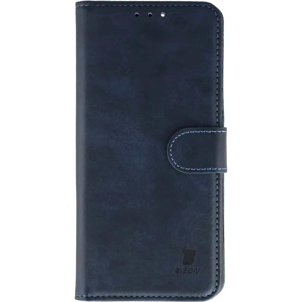 Etui z klapką Bizon Case Pocket do Oppo Reno 15 granatowe