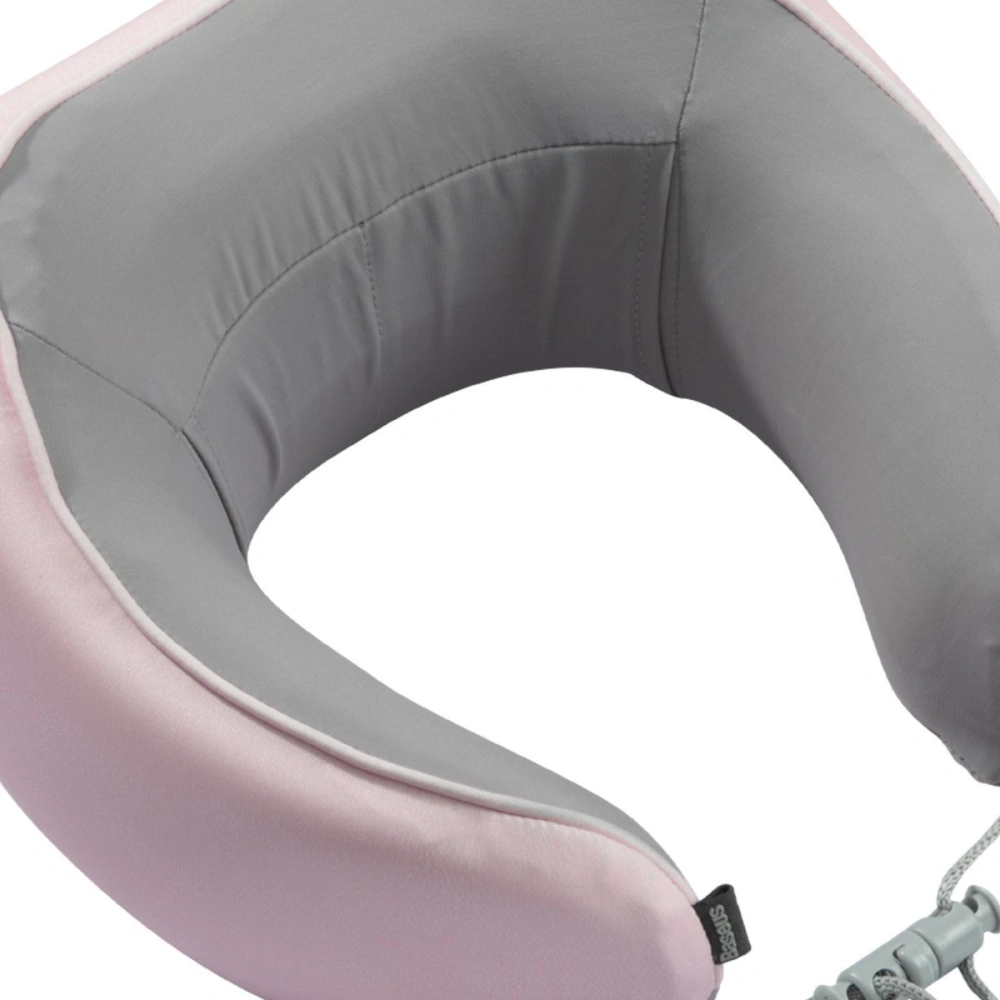 Poduszka podróżna z pianką pamięciową Baseus Thermal Series, z dwoma wkładami (różowa)