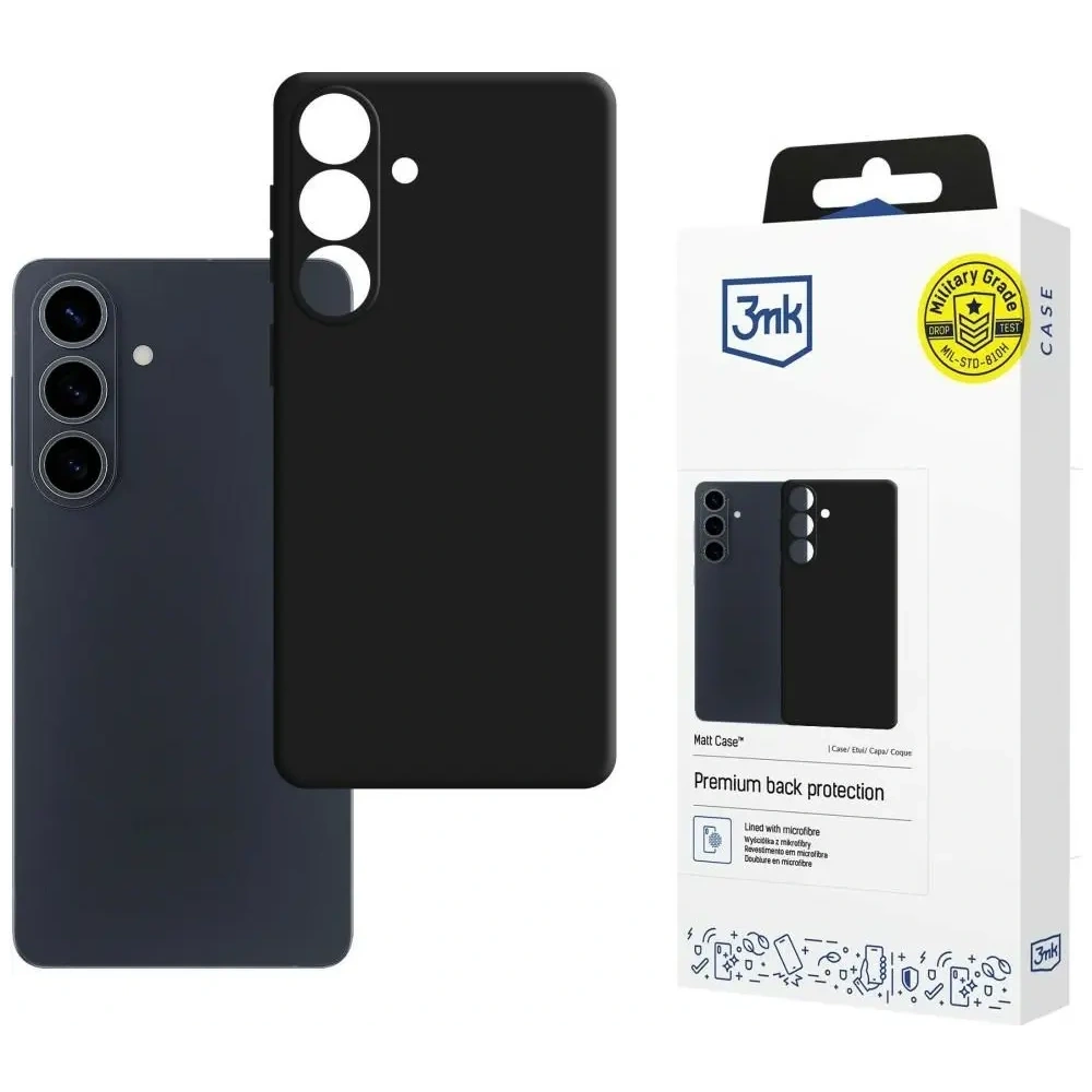 Etui 3MK Matt Case do Samsung Galaxy S26+ Plus czarny