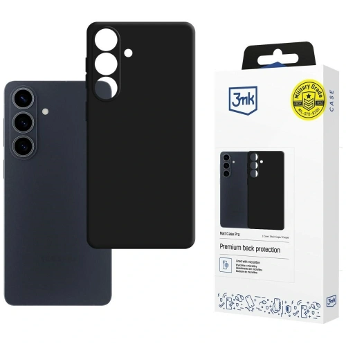 Etui 3MK Matt Case Pro do Samsung Galaxy S26 czarne