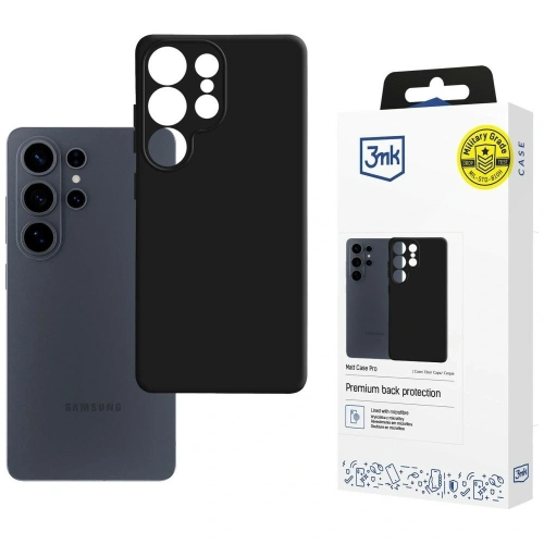 Etui 3MK Matt Case Pro do Samsung Galaxy S26 Ultra czarne