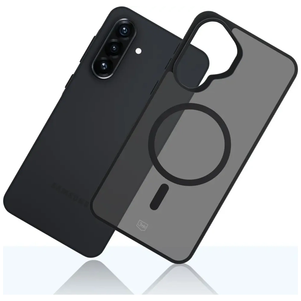Etui 3MK Smoke MagCase do Samsung Galaxy A37 czarny