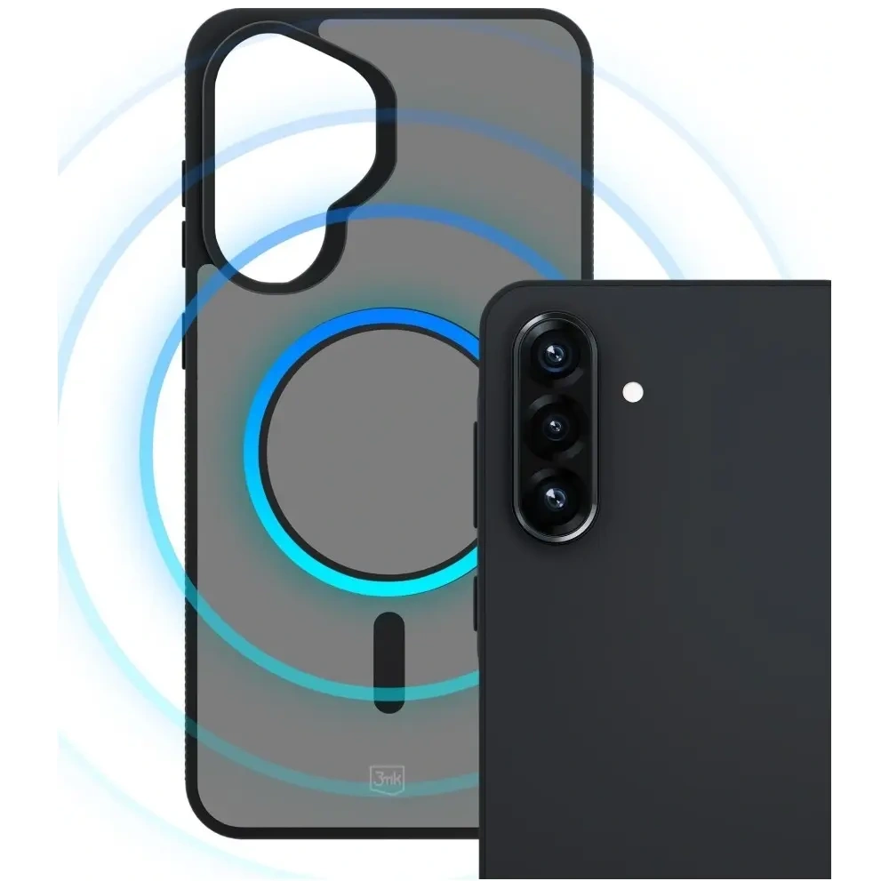 Etui 3MK Smoke MagCase do Samsung Galaxy A37 czarny