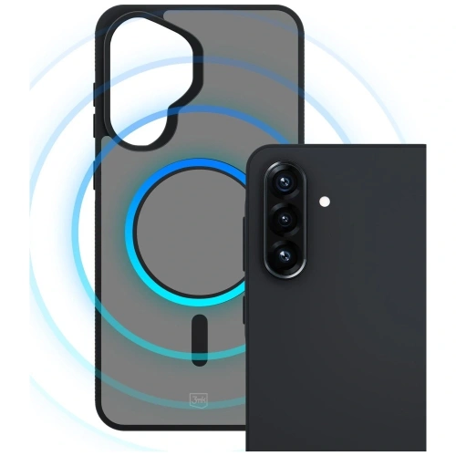 Etui 3MK Smoke MagCase do Samsung Galaxy A57 czarny