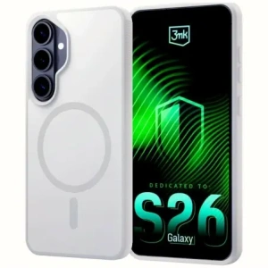 Etui 3MK Smoke MagCase do Samsung Galaxy S26 biały