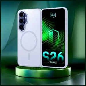 Etui 3MK Smoke MagCase do Samsung Galaxy S26 biały