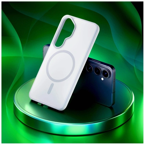 Etui 3MK Smoke MagCase do Samsung Galaxy S26 biały