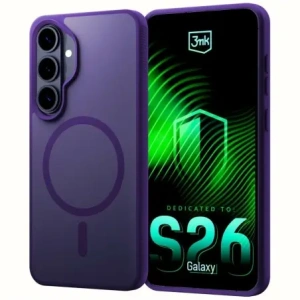 Etui 3MK Smoke MagCase do Samsung Galaxy S26 fioletowy