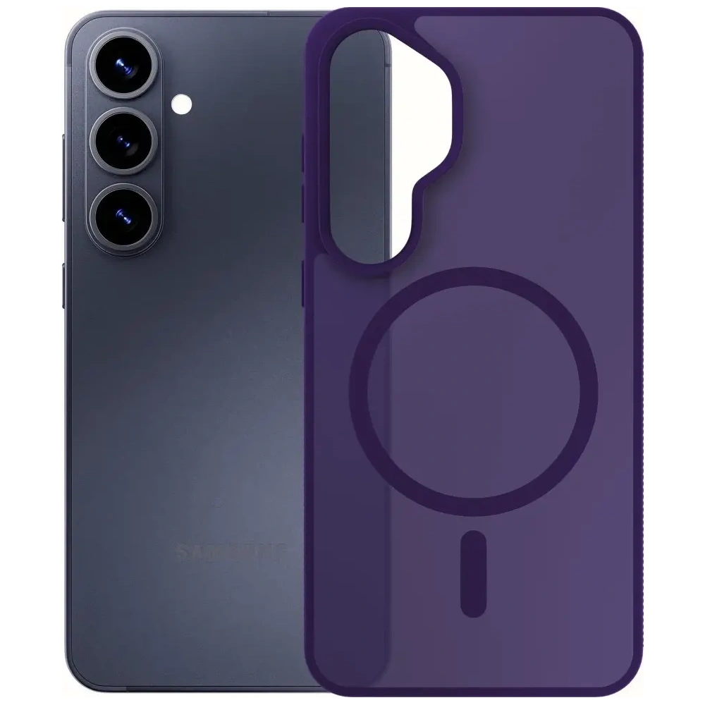 Etui 3MK Smoke MagCase do Samsung Galaxy S26 fioletowy