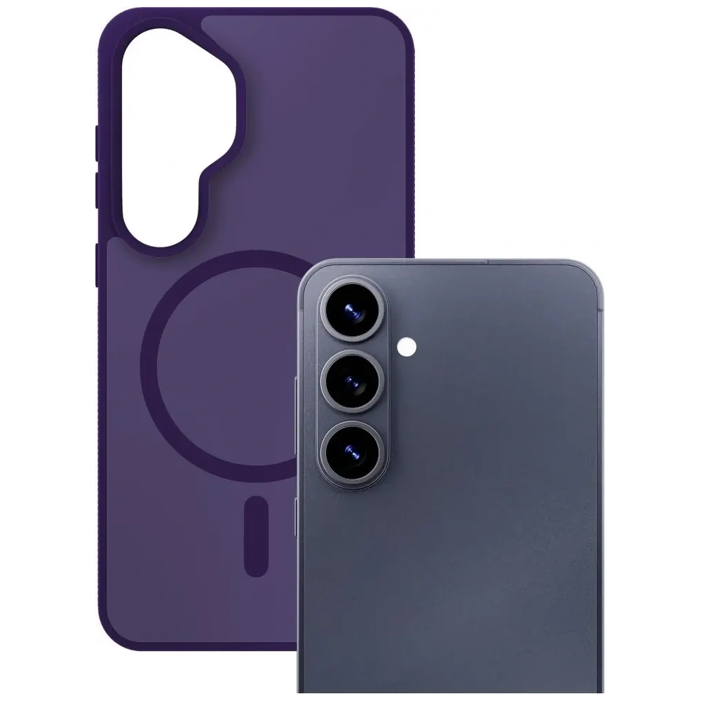 Etui 3MK Smoke MagCase do Samsung Galaxy S26 fioletowy