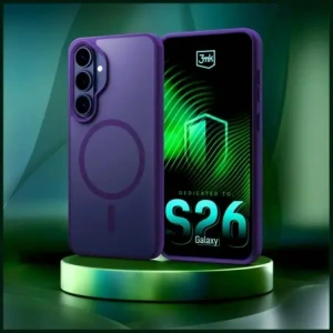 Etui 3MK Smoke MagCase do Samsung Galaxy S26 fioletowy