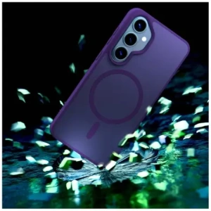 Etui 3MK Smoke MagCase do Samsung Galaxy S26 fioletowy