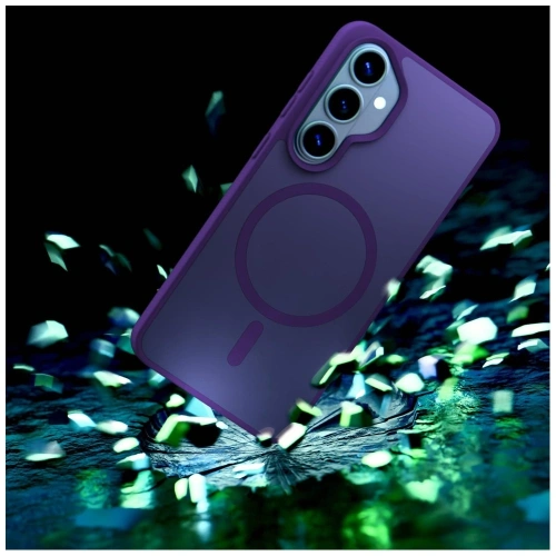 Etui 3MK Smoke MagCase do Samsung Galaxy S26 fioletowy