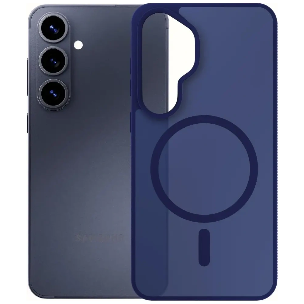 Etui 3MK Smoke MagCase do Samsung Galaxy S26 niebieski