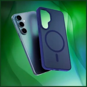 Etui 3MK Smoke MagCase do Samsung Galaxy S26 niebieski