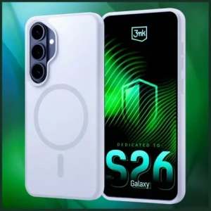 Etui 3MK Smoke MagCase do Samsung Galaxy S26+ Plus biały