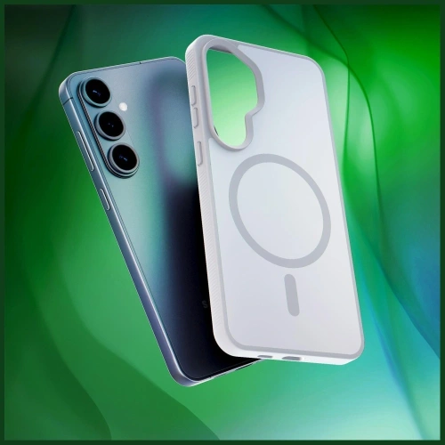 Etui 3MK Smoke MagCase do Samsung Galaxy S26+ Plus biały