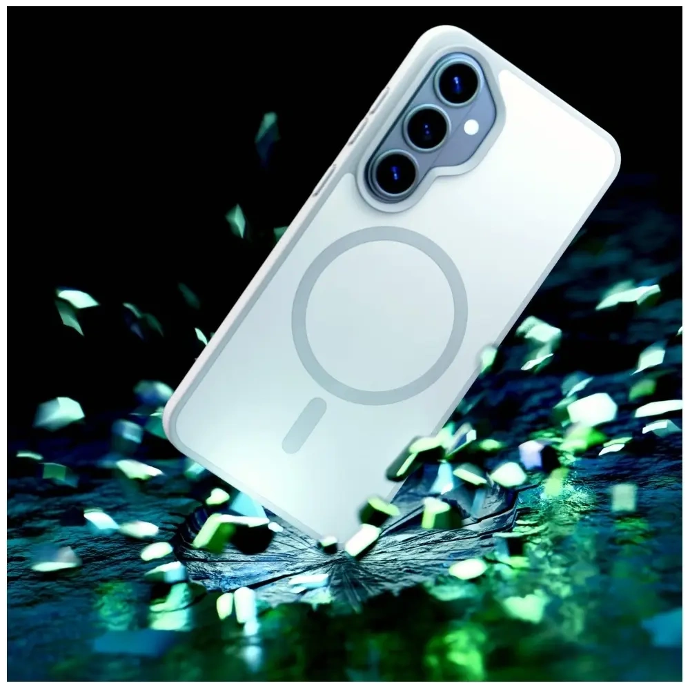 Etui 3MK Smoke MagCase do Samsung Galaxy S26+ Plus biały