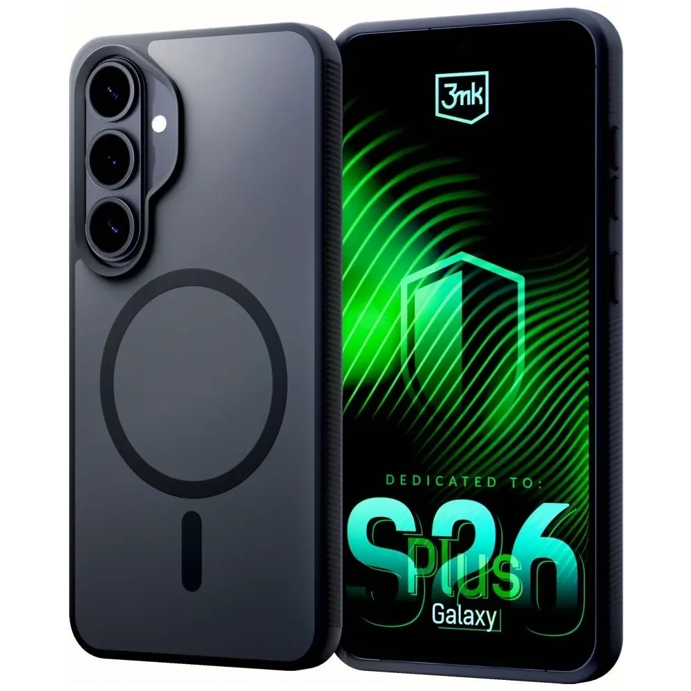 Etui 3MK Smoke MagCase do Samsung Galaxy S26+ Plus czarny