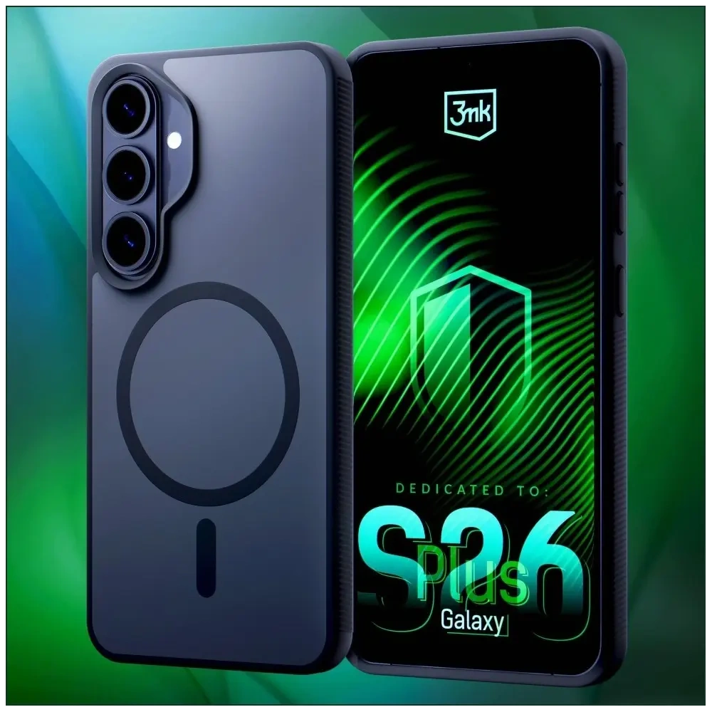 Etui 3MK Smoke MagCase do Samsung Galaxy S26+ Plus czarny