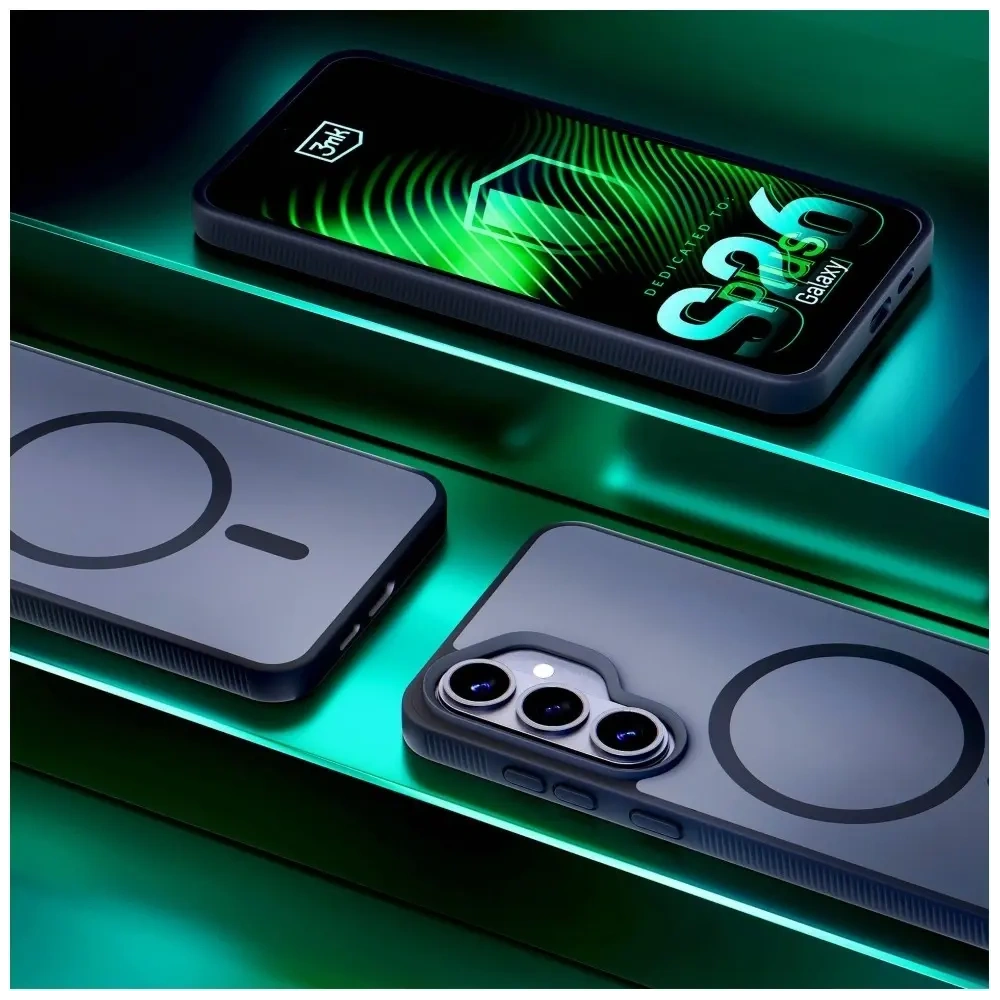 Etui 3MK Smoke MagCase do Samsung Galaxy S26+ Plus czarny