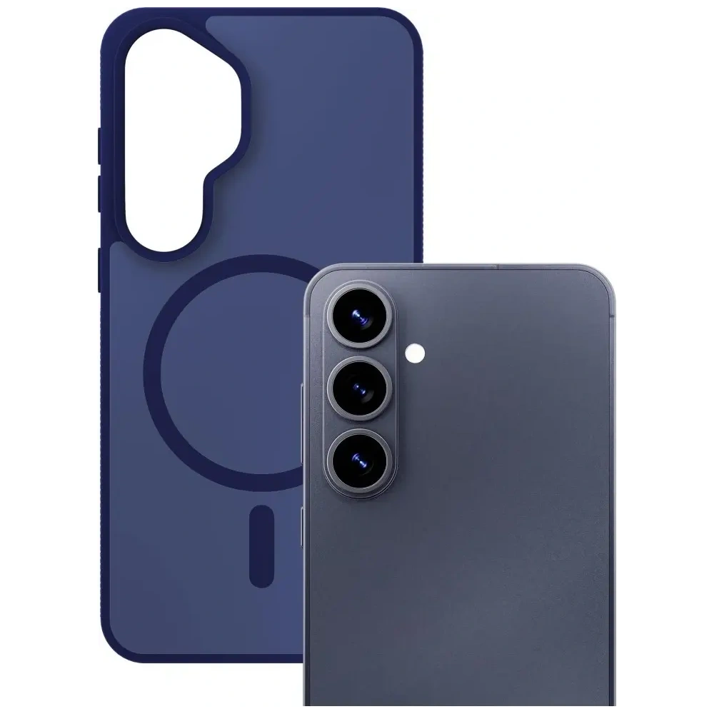 Etui 3MK Smoke MagCase do Samsung Galaxy S26+ Plus niebieski