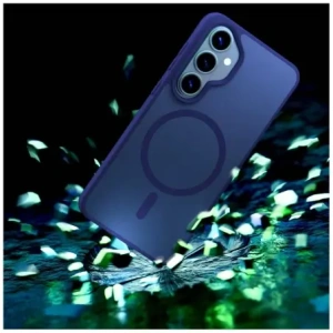 Etui 3MK Smoke MagCase do Samsung Galaxy S26+ Plus niebieski