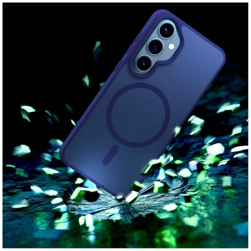 Etui 3MK Smoke MagCase do Samsung Galaxy S26+ Plus niebieski