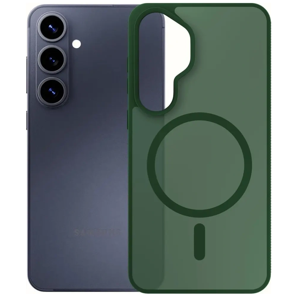 Etui 3MK Smoke MagCase do Samsung Galaxy S26+ Plus zielony