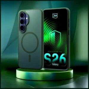 Etui 3MK Smoke MagCase do Samsung Galaxy S26+ Plus zielony