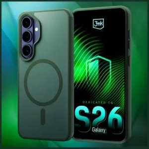 Etui 3MK Smoke MagCase do Samsung Galaxy S26+ Plus zielony