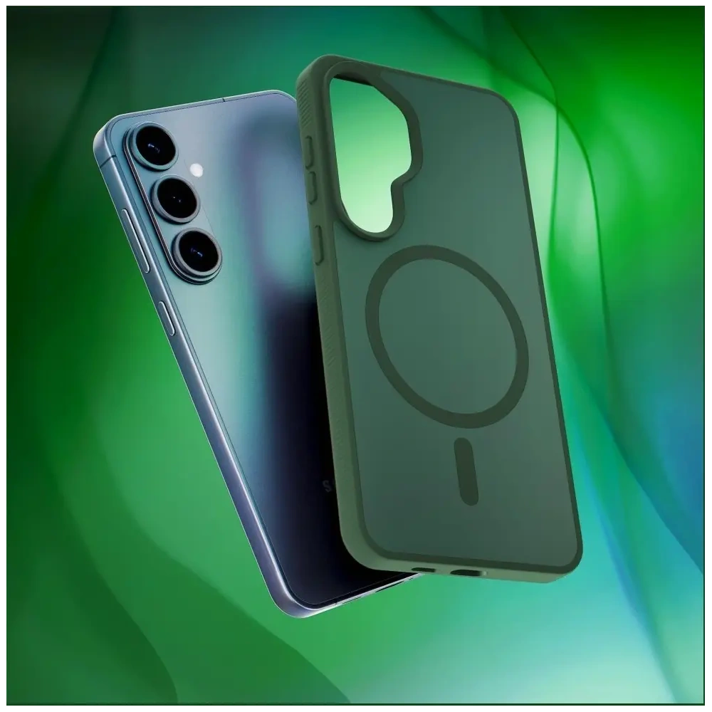 Etui 3MK Smoke MagCase do Samsung Galaxy S26+ Plus zielony