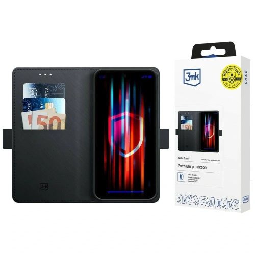 Etui 3MK Wallet Case do Samsung Galaxy S26+ Plus czarny