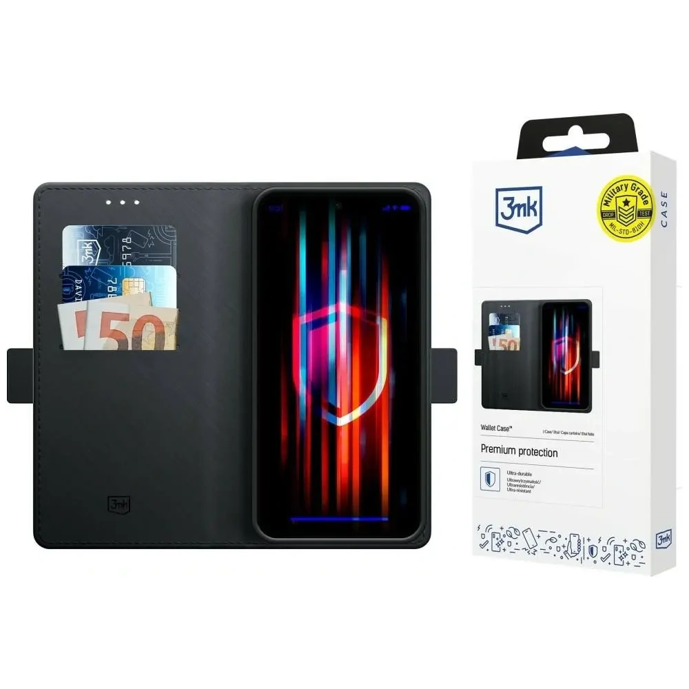 Etui 3MK Wallet Case do Samsung Galaxy S26+ Plus czarny