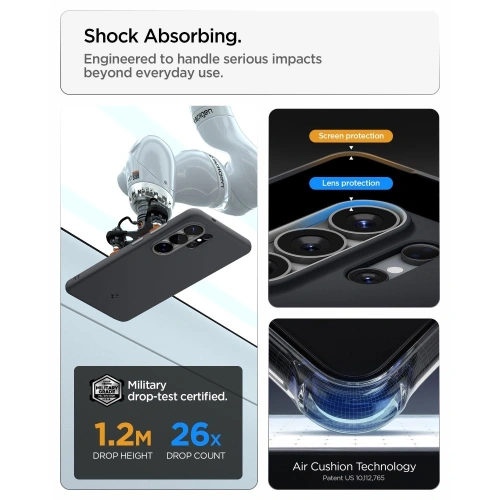 Etui Spigen Nano Pop Mag MagSafe do Samsung Galaxy S26 Ultra Black Sesame