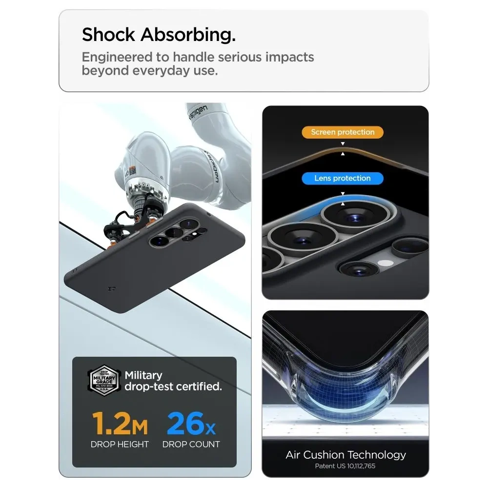 Etui Spigen Nano Pop Mag MagSafe do Samsung Galaxy S26 Ultra Black Sesame