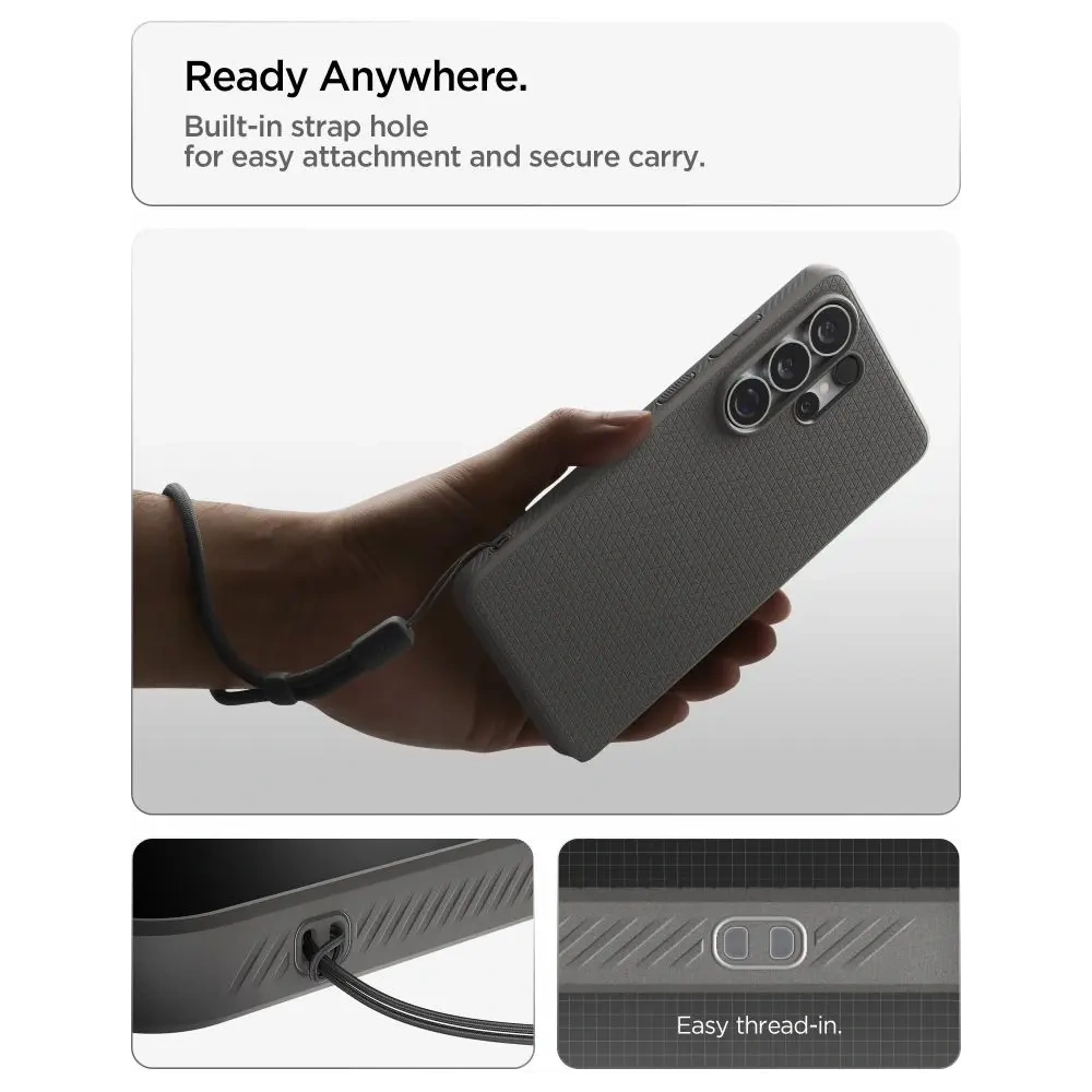 Etui Spigen Liquid Air do Samsung Galaxy S26 Ultra Marble Grey