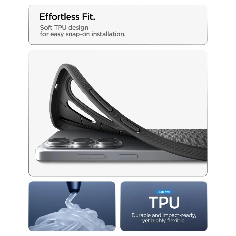 Etui Spigen Liquid Air do Samsung Galaxy S26 Ultra Matte Black