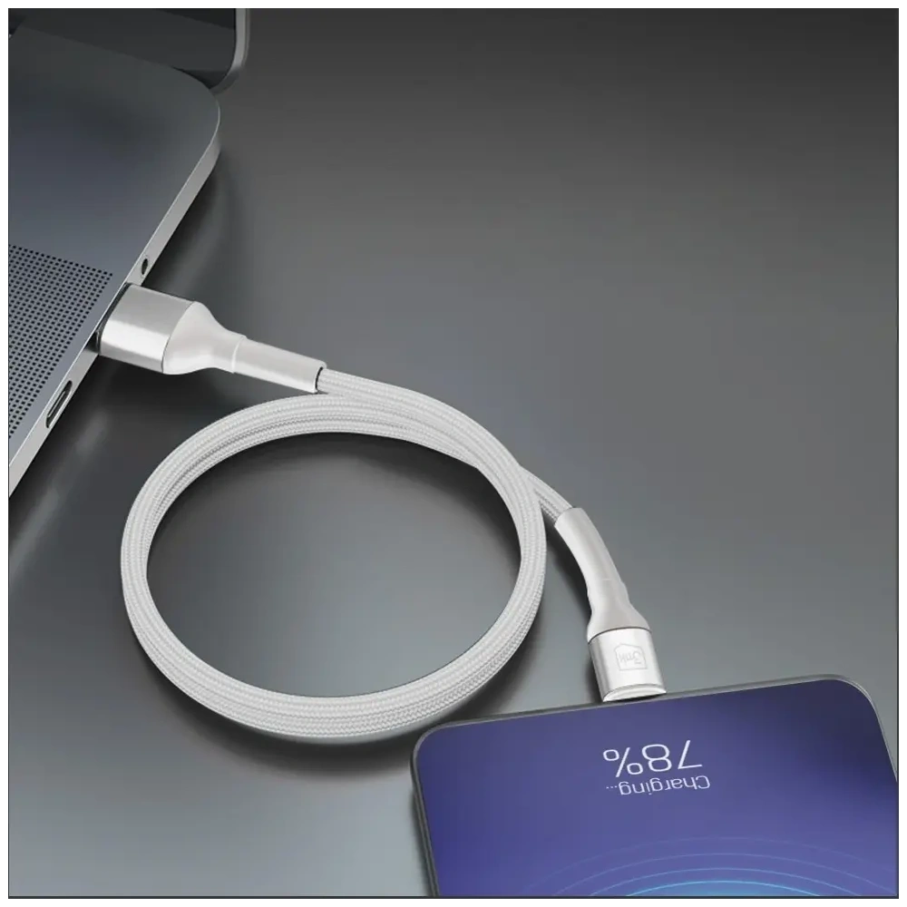 Kabel 3MK Hyper Cable N-SERIES USB-A / Lightning 1m QC 3.0 5V / 2.4A 12W Biały