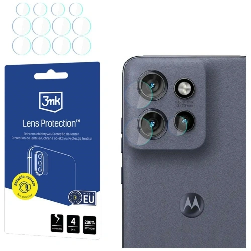 Ochrona na obiektyw aparatu 3MK Lens Protection do Motorola Edge 60 Neo 5G [4 PACK]