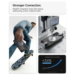 Etui Spigen Tough Armor Mag MagSafe do Samsung Galaxy S26 Ultra Gunmetal