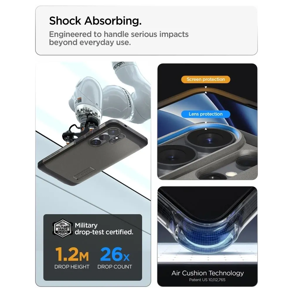 Etui Spigen Tough Armor Mag MagSafe do Samsung Galaxy S26 Ultra Gunmetal