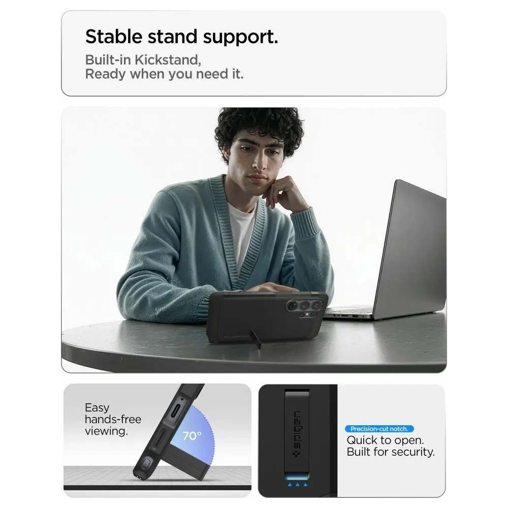 Etui Spigen Tough Armor Mag MagSafe do Samsung Galaxy S26 Ultra Black