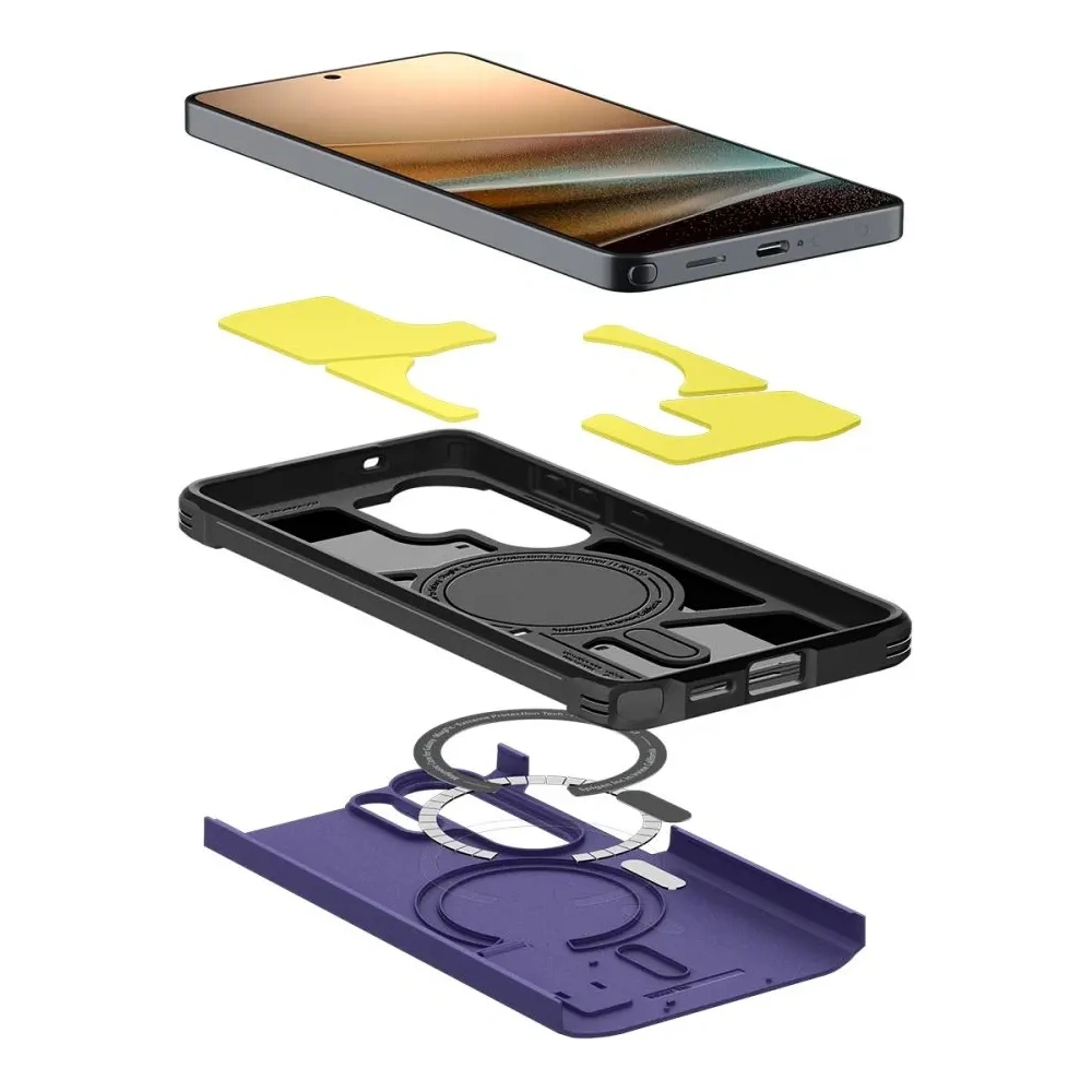 Etui Spigen Tough Armor Mag MagSafe do Samsung Galaxy S26 Ultra Ash Violet