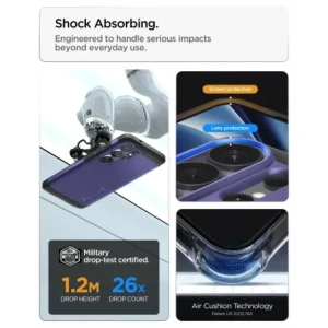 Etui Spigen Tough Armor Mag MagSafe do Samsung Galaxy S26 Ultra Ash Violet