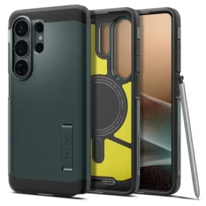 Etui Spigen Tough Armor Mag MagSafe do Samsung Galaxy S26 Ultra Abyss Green
