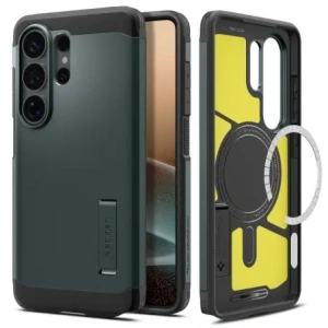 Etui Spigen Tough Armor Mag MagSafe do Samsung Galaxy S26 Ultra Abyss Green
