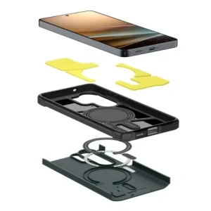 Etui Spigen Tough Armor Mag MagSafe do Samsung Galaxy S26 Ultra Abyss Green