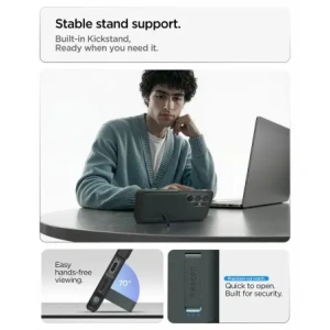 Etui Spigen Tough Armor Mag MagSafe do Samsung Galaxy S26 Ultra Abyss Green